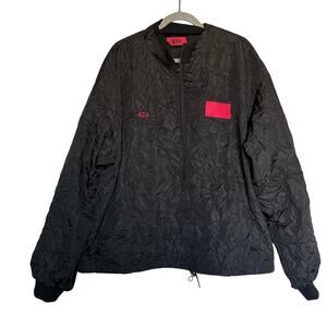 424 Crinkle Tech Nylon Track Pullover Italy Streetwear Designer FourTwoFour